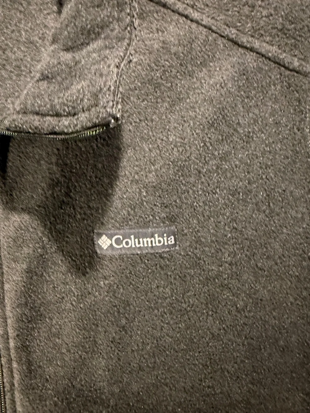Columbia Men's Fleece Vest XL Gray Full Zip